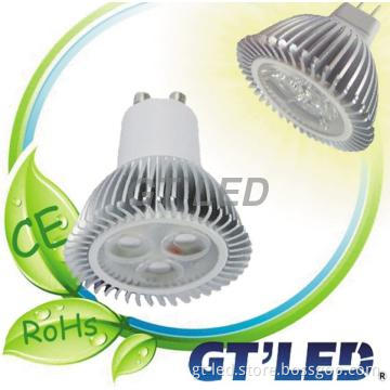 GU10 E27 3W MR16 spotlight with EMC driver